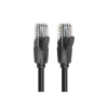 Netzwerkkabel RJ45 LAN-Kabel , UTP, Cat.6a 1.5m Schwarz