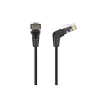 Netzwerkkabel UTP Cat.6 RJ45 Ethernet, 5m schwarz