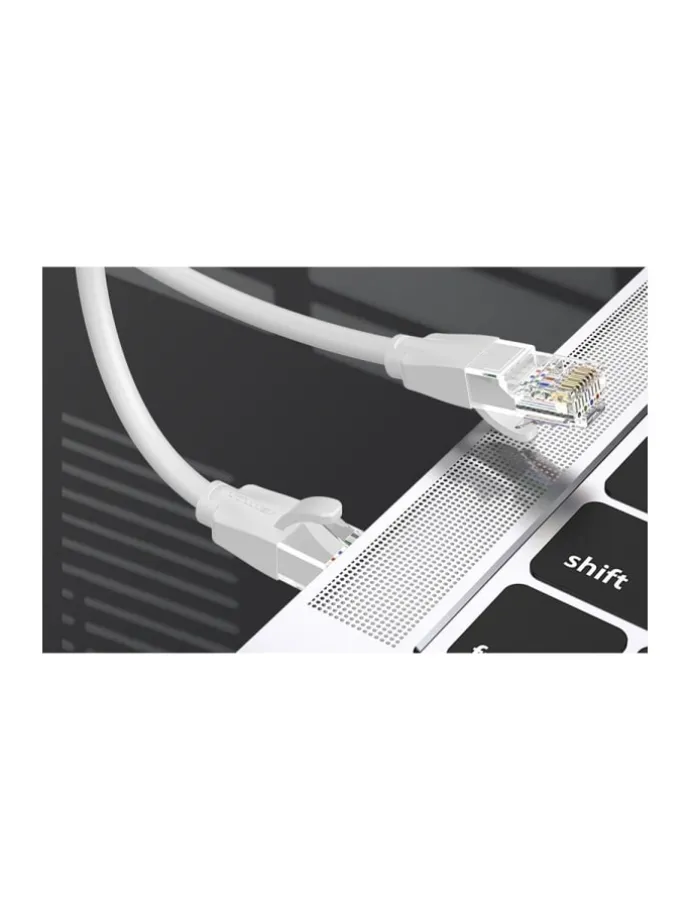 Netzwerkkabel UTP CAT6 RJ45 Ethernet 1000Mbps RJ45 auf RJ45 0.5m grau