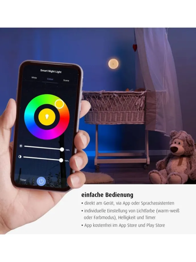 NightGuide SmartLight in Weiß ab 0 Monate
