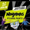 Ninjamas Pyjama Pants Raumschiff, 60 absorbierende Nachthöschen, 7 Jahre, 17kg-30kg