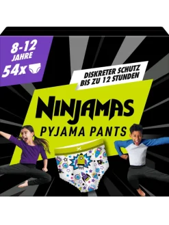 Ninjamas Pyjama Pants Raumschiff, 54 absorbierende Nachthöschen, 8 Jahre, 27kg-43kg