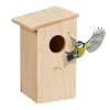 Nistkasten in Natur - (B)15 x (H)25,5 x (T)16 cm