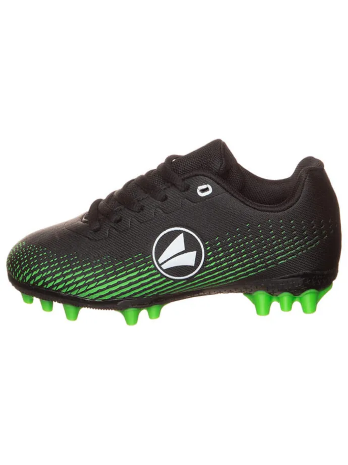 Nocken-Fußballschuhe in Schwarz/ Grün