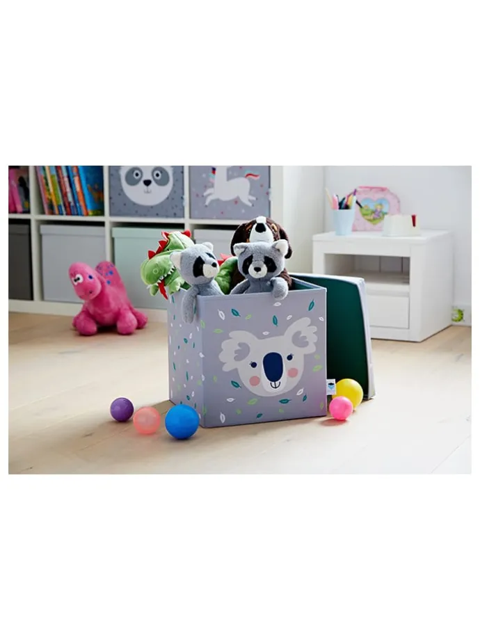 Ordnungsbox "Koala" in Grau - (B)33 x (H)33 x (T)33 cm