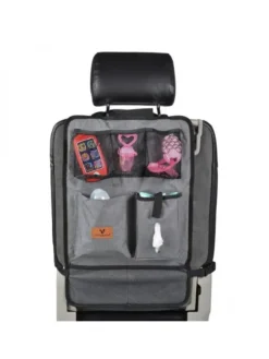 Organizer für Auto mit Taschen in grau