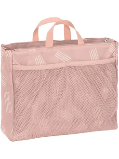 Organizer-Tasche "Soft Stripes" in Rosa - (B)30 x (H)24 x (T)10 cm
