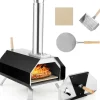 Outdoor Pizzaofen in Schwarz