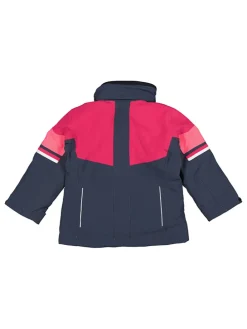 Outdoorjacke in Dunkelblau/ Pink