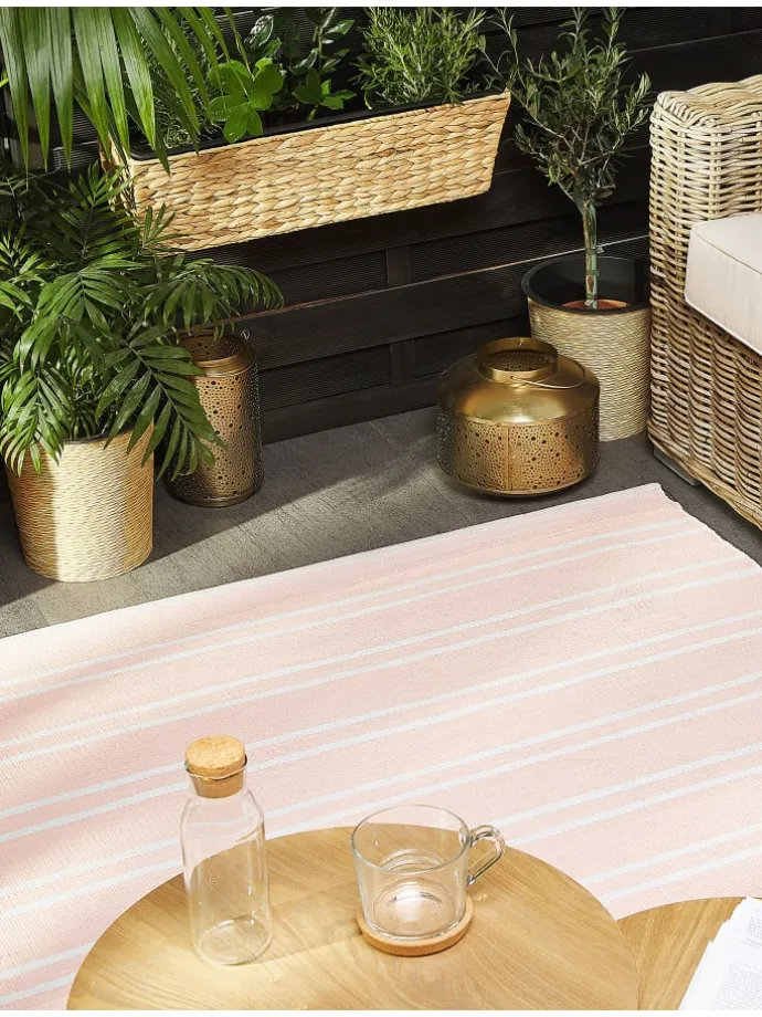 Outdoorteppich AKYAR in Rosa - (W) 140 x (H) 1 x (L) 200 cm
