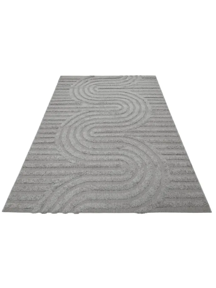 Outdoorteppich Miles in grau