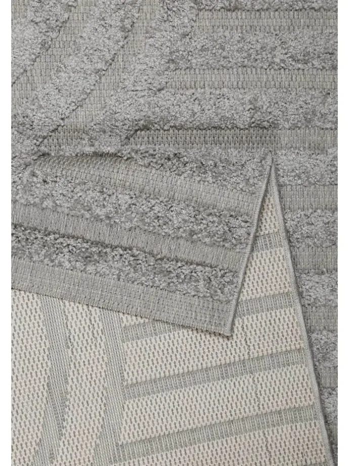 Outdoorteppich Miles in grau