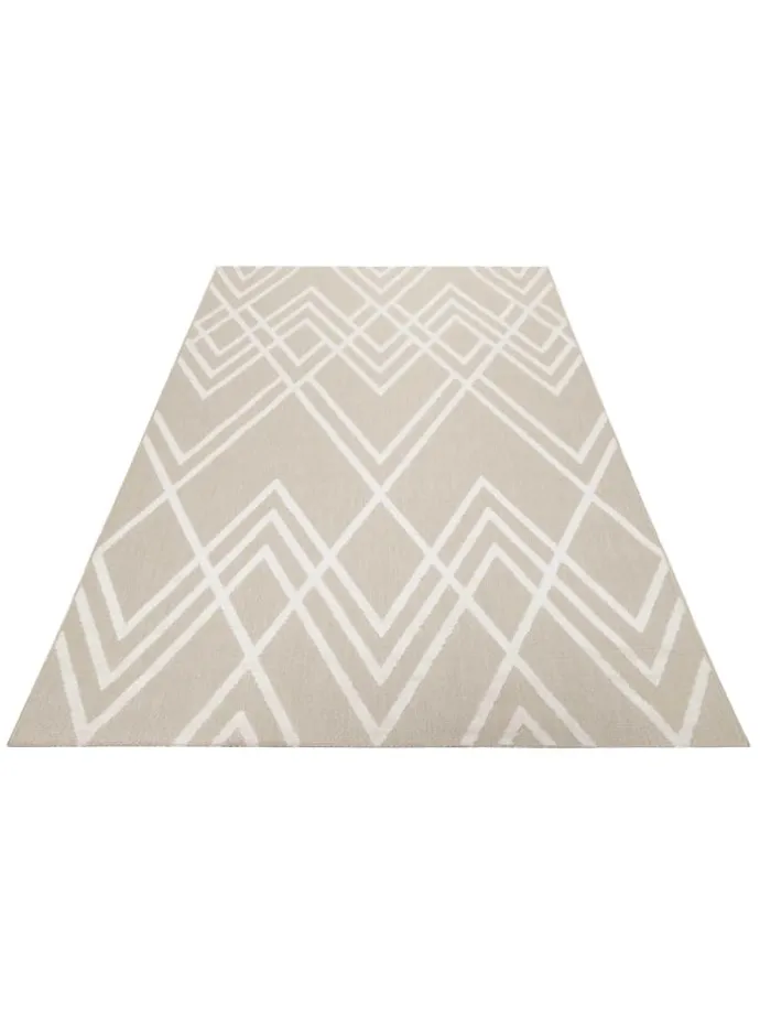 Outdoorteppich Rave in beige, weiss