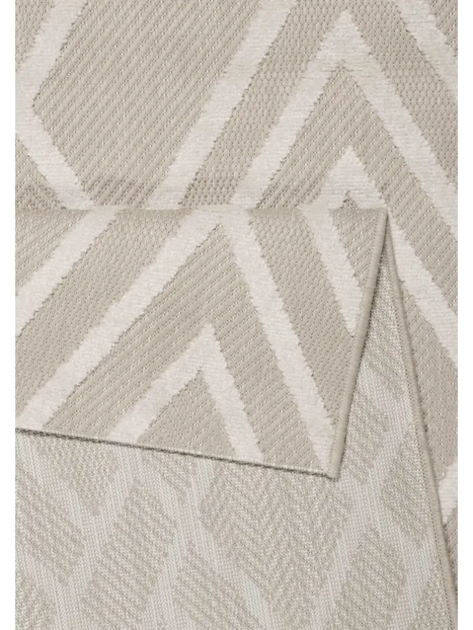 Outdoorteppich Rave in beige, weiss