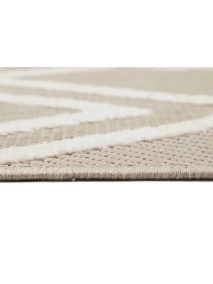 Outdoorteppich Rave in beige, weiss