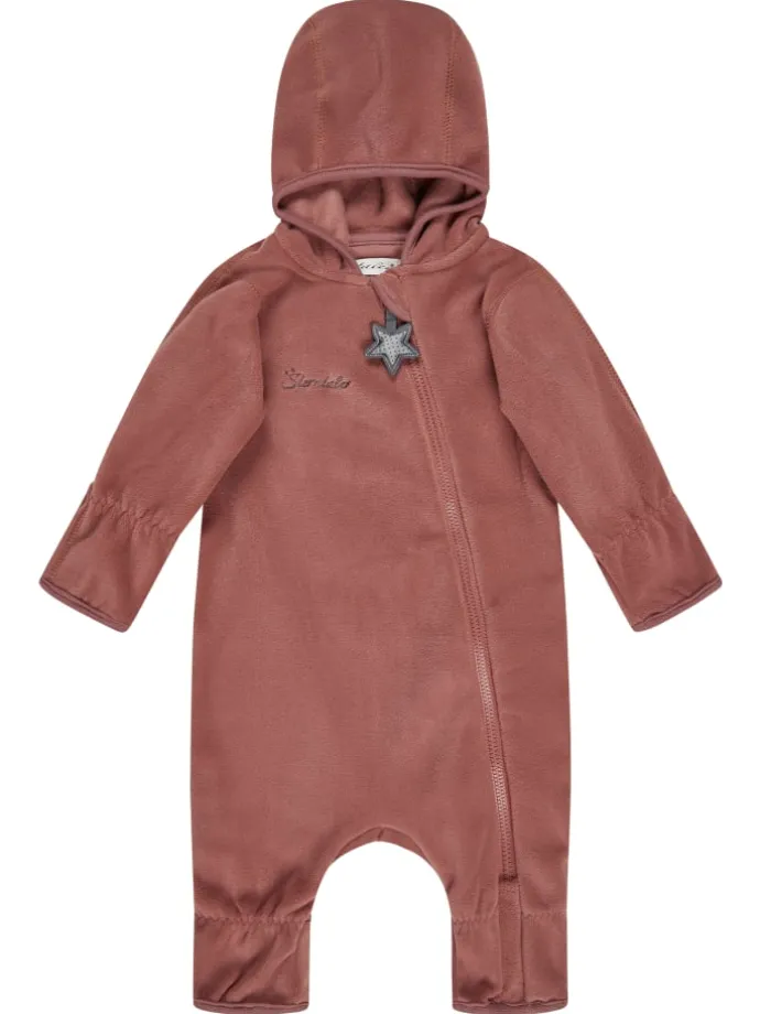 Overall Fleece in rosafarben