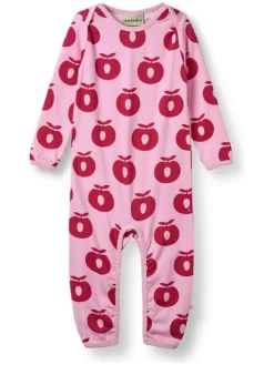 Overall "Äpfel" in Rosa