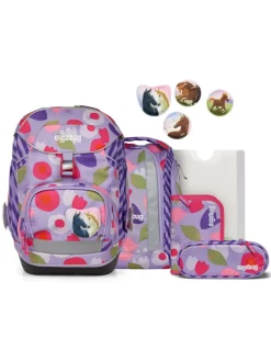 Pack Schulranzen-Set 6tlg. inkl. Klettie-Set in BlütenzauBär