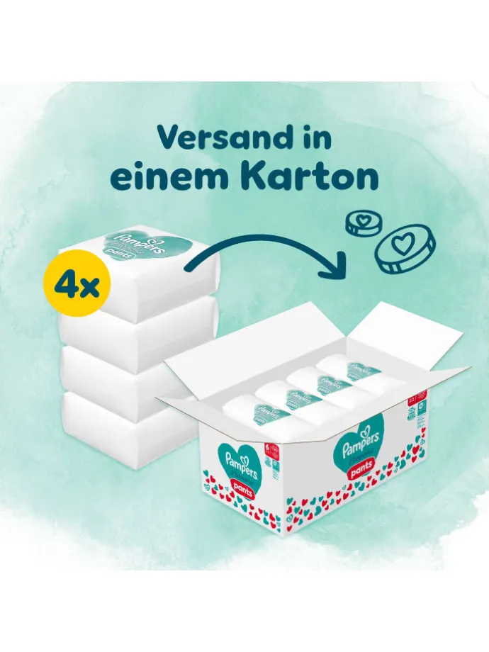 Pampers Harmonie Pants Größe 6, 132 Höschenwindeln, 15kg+