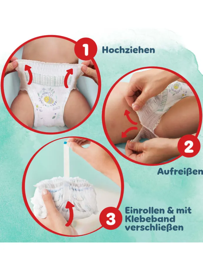 Pampers Harmonie Pants Größe 6, 132 Höschenwindeln, 15kg+