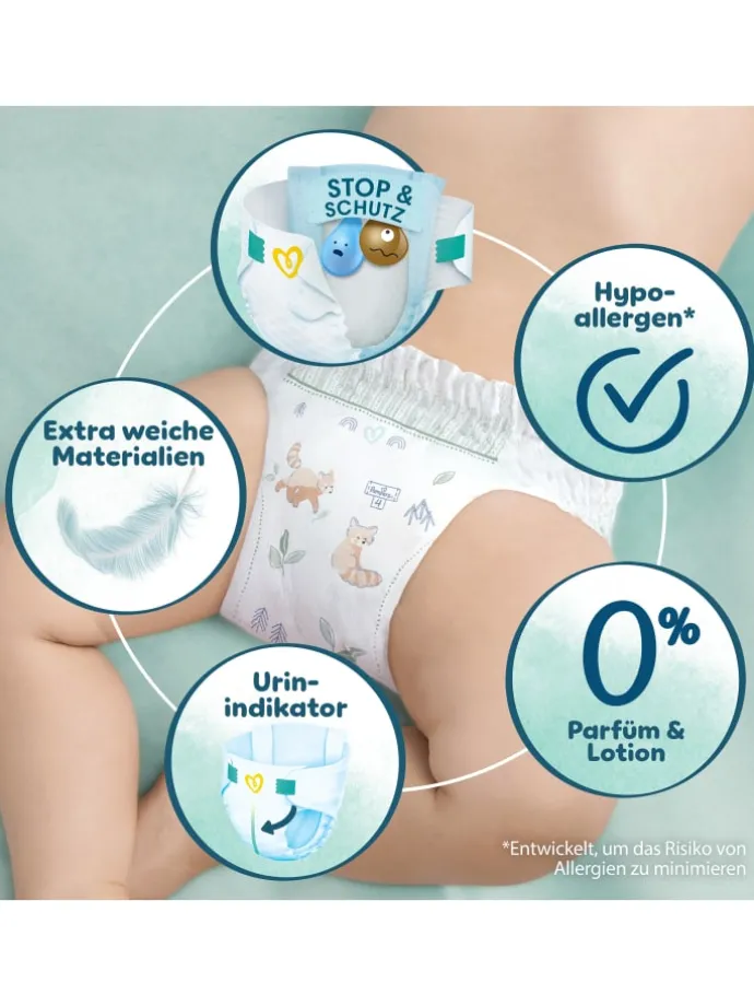 Pampers Harmonie Windeln Größe 4, 174 Windeln, 9kg-14kg