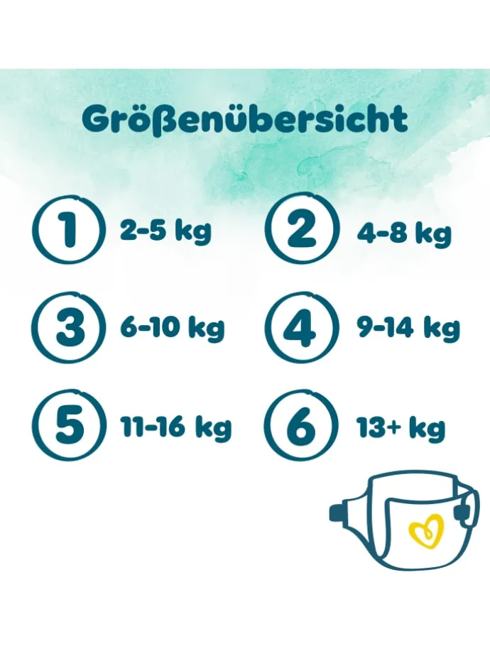Pampers Harmonie Windeln Größe 3, 186 Windeln, 6kg-10kg