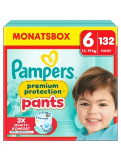 Pampers Premium Protection Pants Größe 6, 132 Windeln, 13kg-19kg