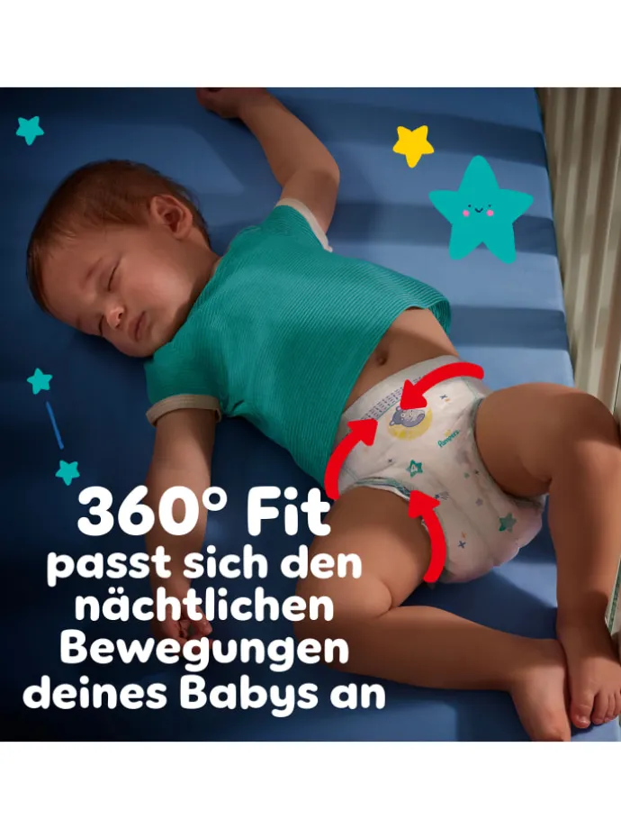 Pampers Night Pants Größe 5, 160 Windeln, 11kg-17kg