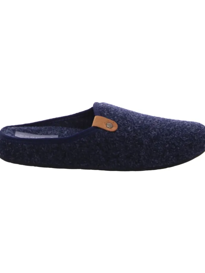 Pantoffel in blau