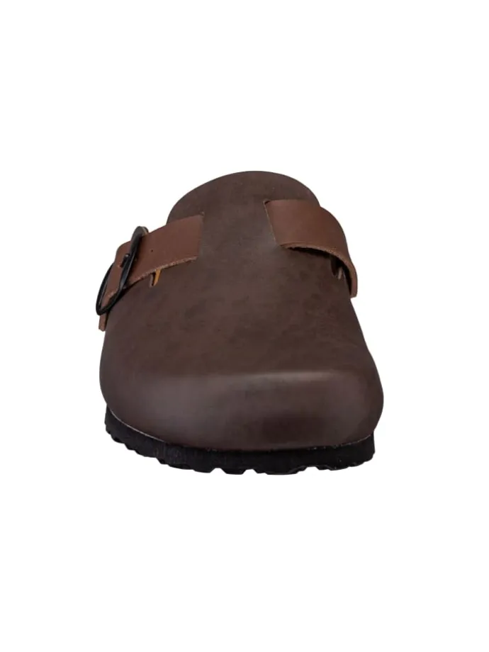 Pantolette "Bioline Clog" in Braun