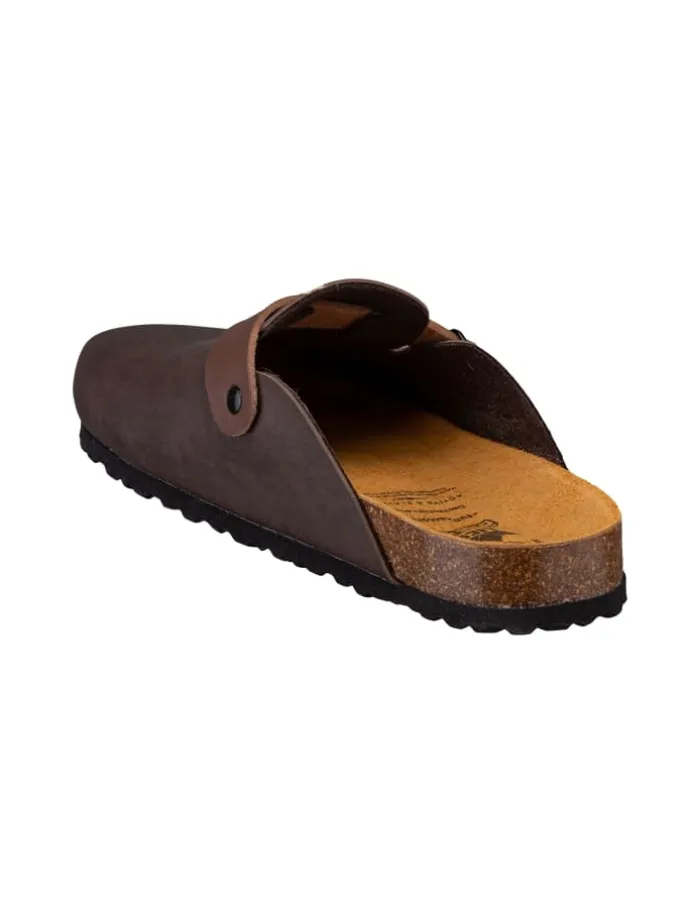 Pantolette "Bioline Clog" in Braun