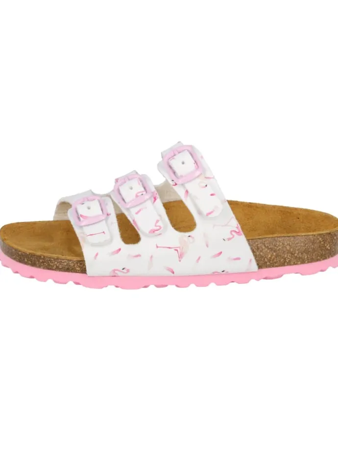 Pantolette "Bioline flaminco" in Weiß