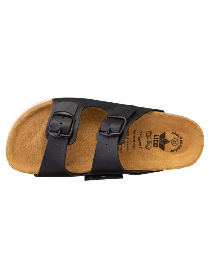Pantolette "Bioline Kids" in Schwarz