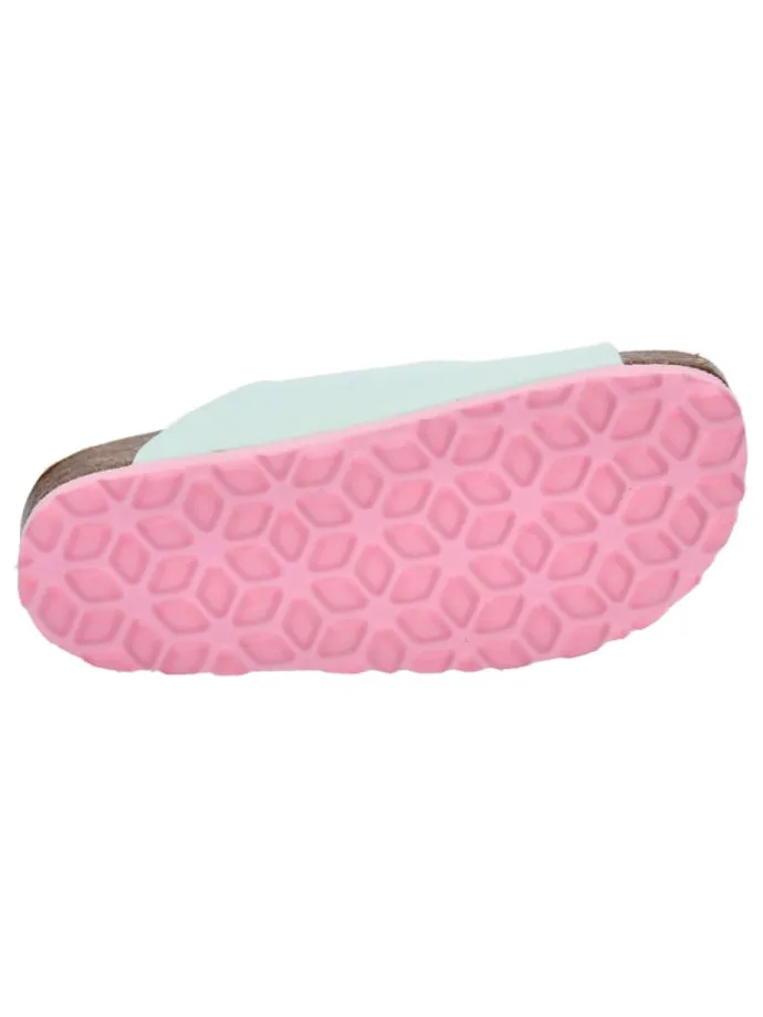 Pantolette "Bioline Kids" in Türkis
