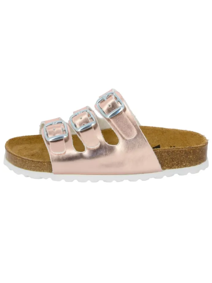Pantolette "Bioline Kids Shine" in Rosa