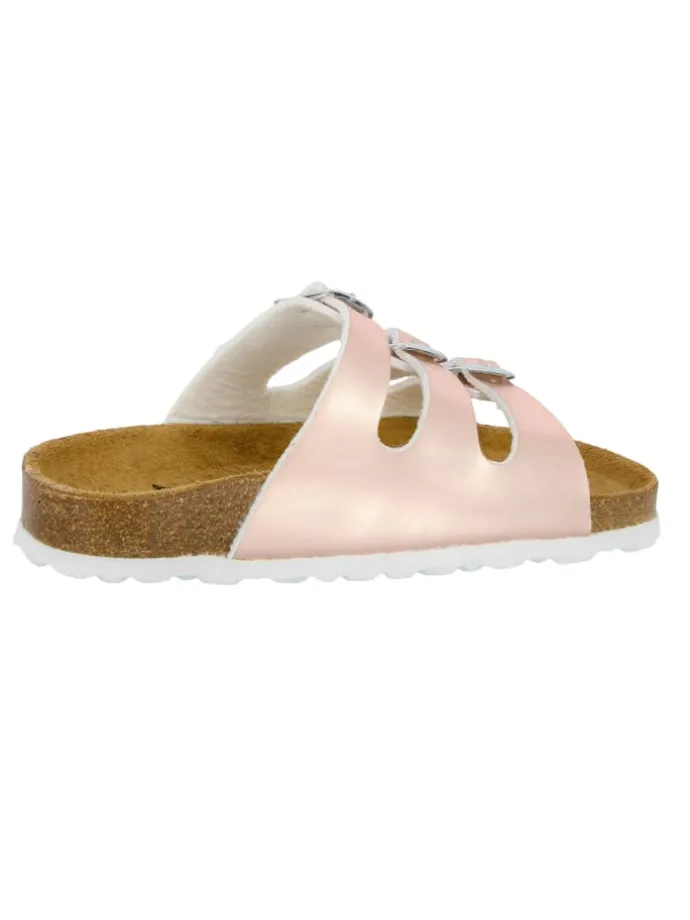 Pantolette "Bioline Kids Shine" in Rosa