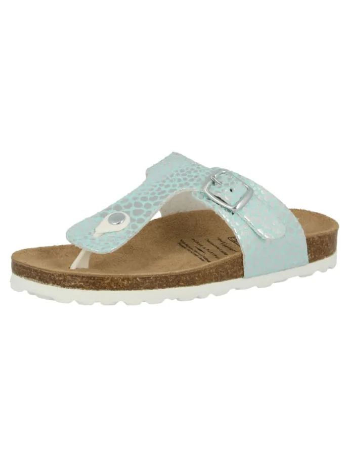 Pantolette "Bioline Stone Kids" in Blau