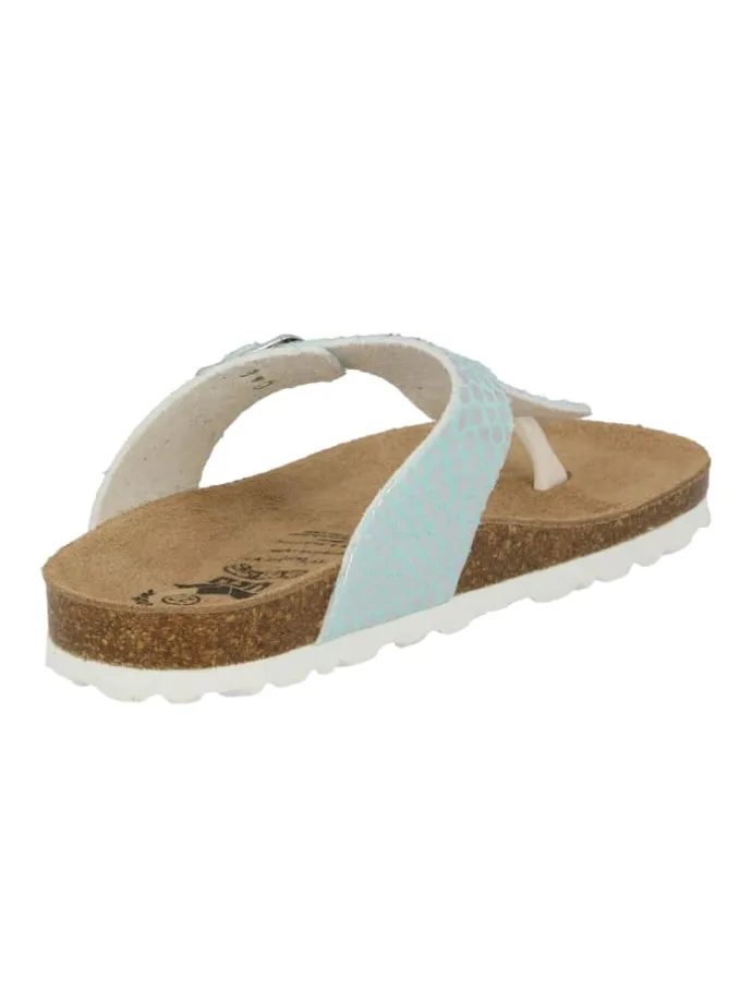 Pantolette "Bioline Stone Kids" in Blau