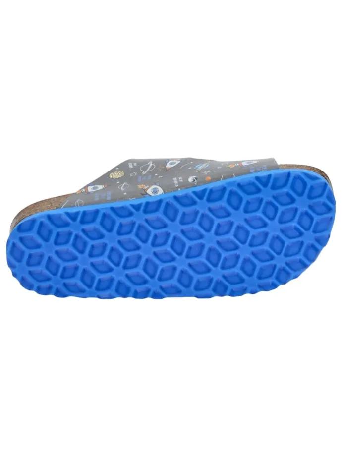 Pantolette "Bioline Universe" in Grau