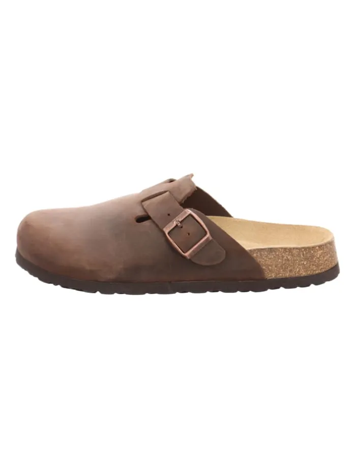 Pantolette Clogs Tieffußbett Habana in braun