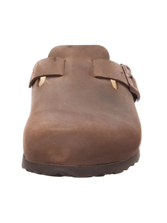 Pantolette Clogs Tieffußbett Habana in braun