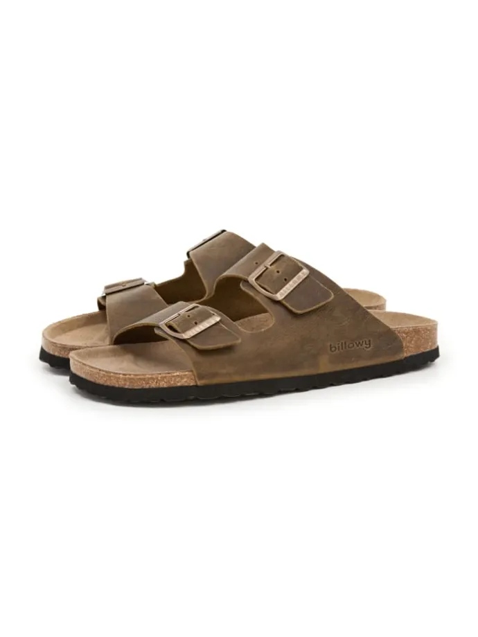 Pantoletten GRANT in khaki
