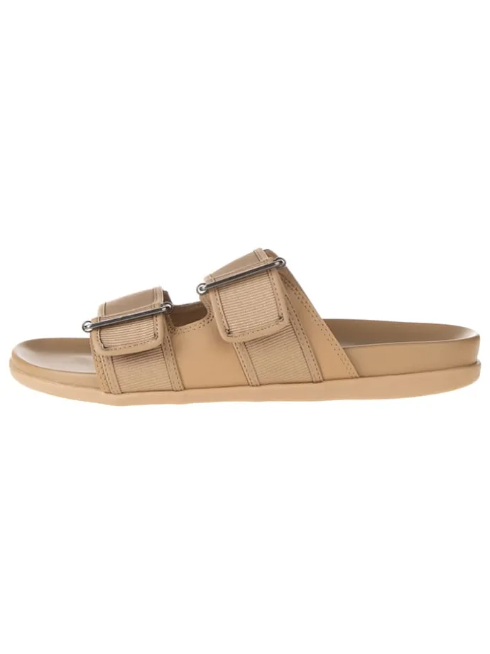 Pantoletten in Beige