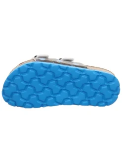 Pantoletten in Blau