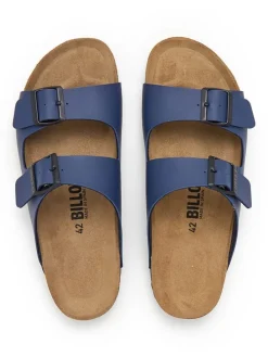 Pantoletten in Blau