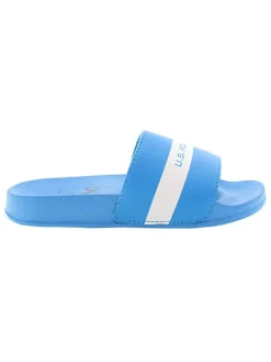 Pantoletten in Blau
