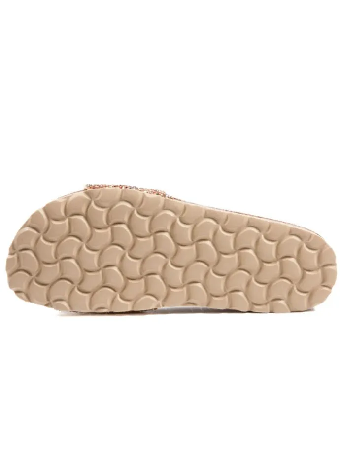 Pantoletten in Gold