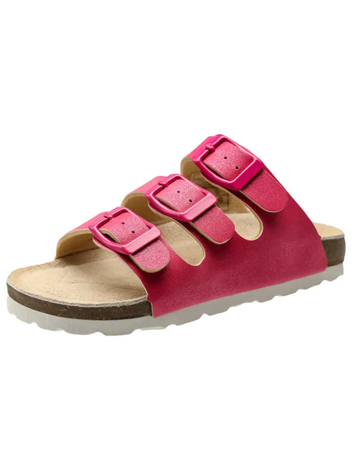 Pantoletten in Pink