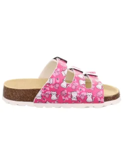 Pantoletten in Pink