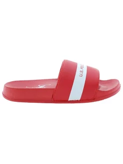 Pantoletten in Rot